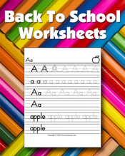 Back To School Worksheets