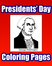 Presidents' Day Coloring Pages